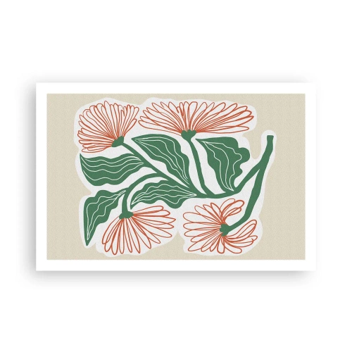 Póster - Folclórico y moderno - 91x61 cm