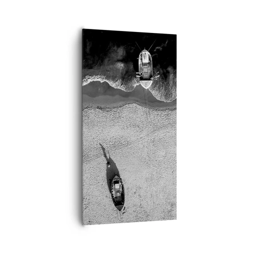 Cuadro sobre lienzo - Impresión de Imagen - Aún en la orilla... - 65x120 cm