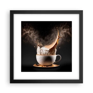 Póster en marco negro - Una explosión de sabor - 30x30 cm