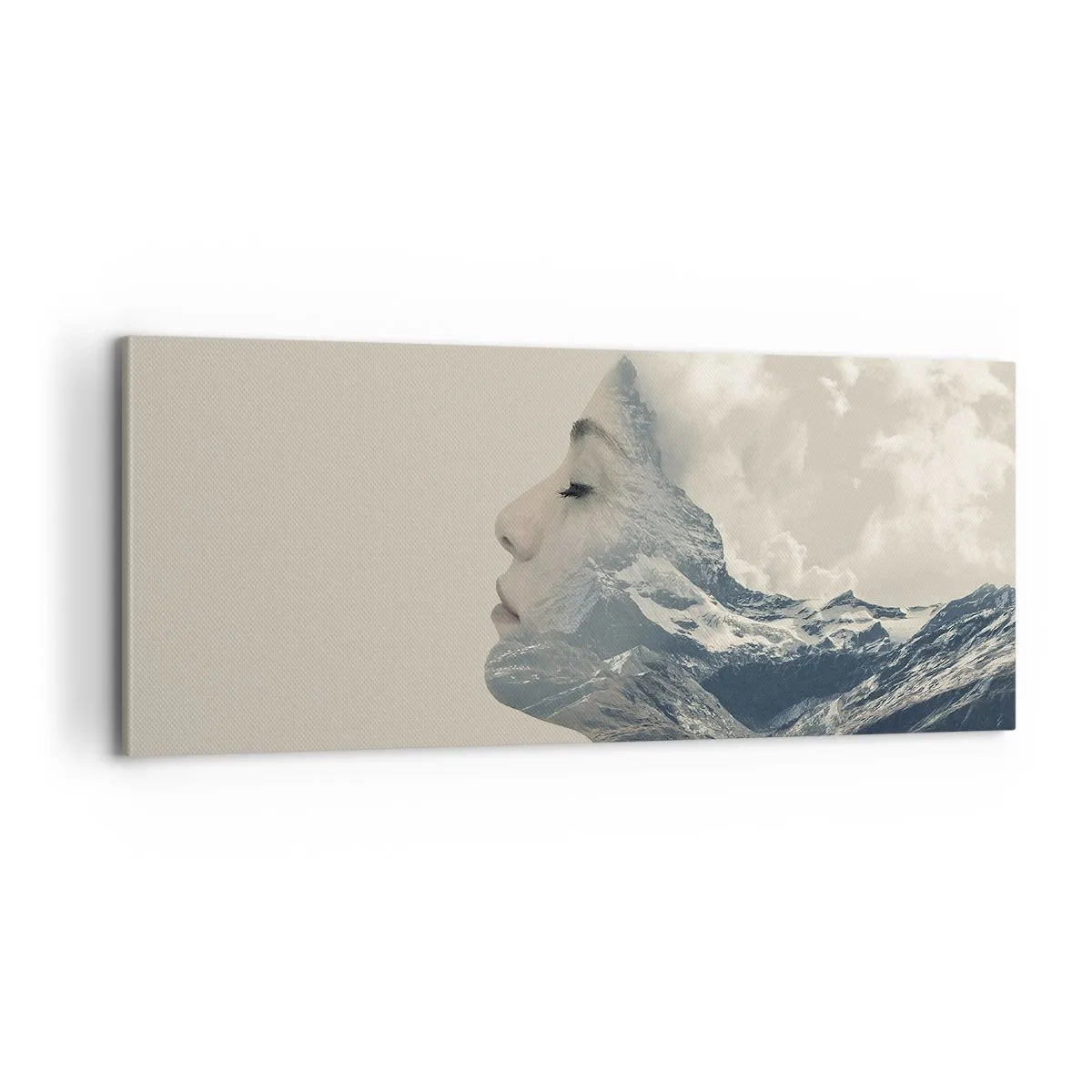 Cuadro sobre lienzo - Impresión de Imagen - La belleza de los elementos - 100x40 cm