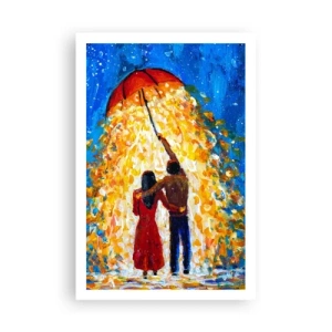 Póster - La magia de una tarde lluviosa - 61x91 cm