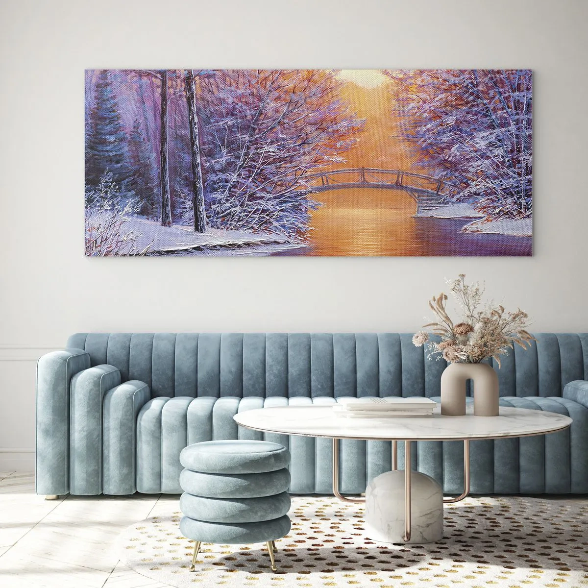 Cuadro sobre vidrio - Impresiones sobre Vidrio - Reunámonos aquí - 100x40 cm