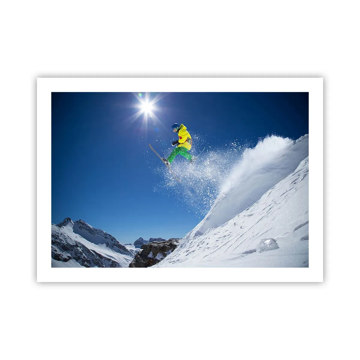 Póster - Bailando con las montañas - 70x50 cm