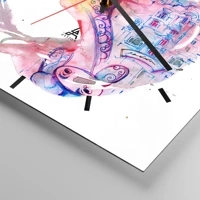 Esfera sin numeración, con rayas