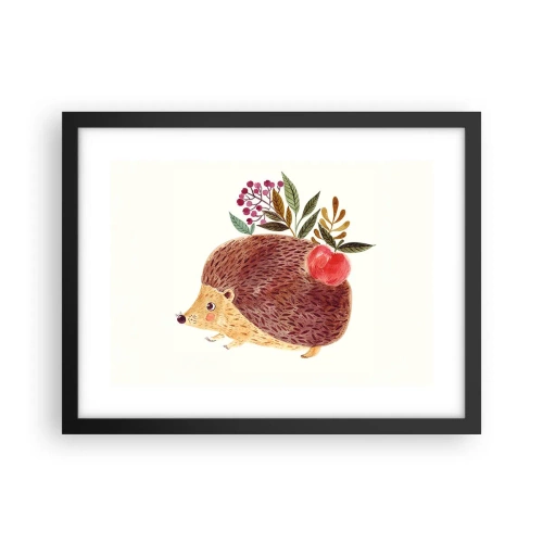 Póster en marco negro - Y ya te gusto - 40x30 cm