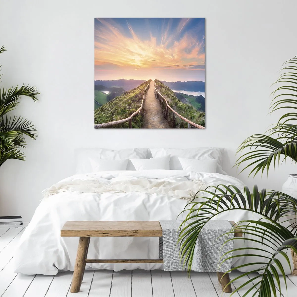 Cuadro sobre lienzo - Impresión de Imagen - Cerca del cielo - 30x30 cm