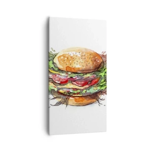 Cuadro sobre lienzo - Impresión de Imagen - Tentación irresistible - 55x100 cm