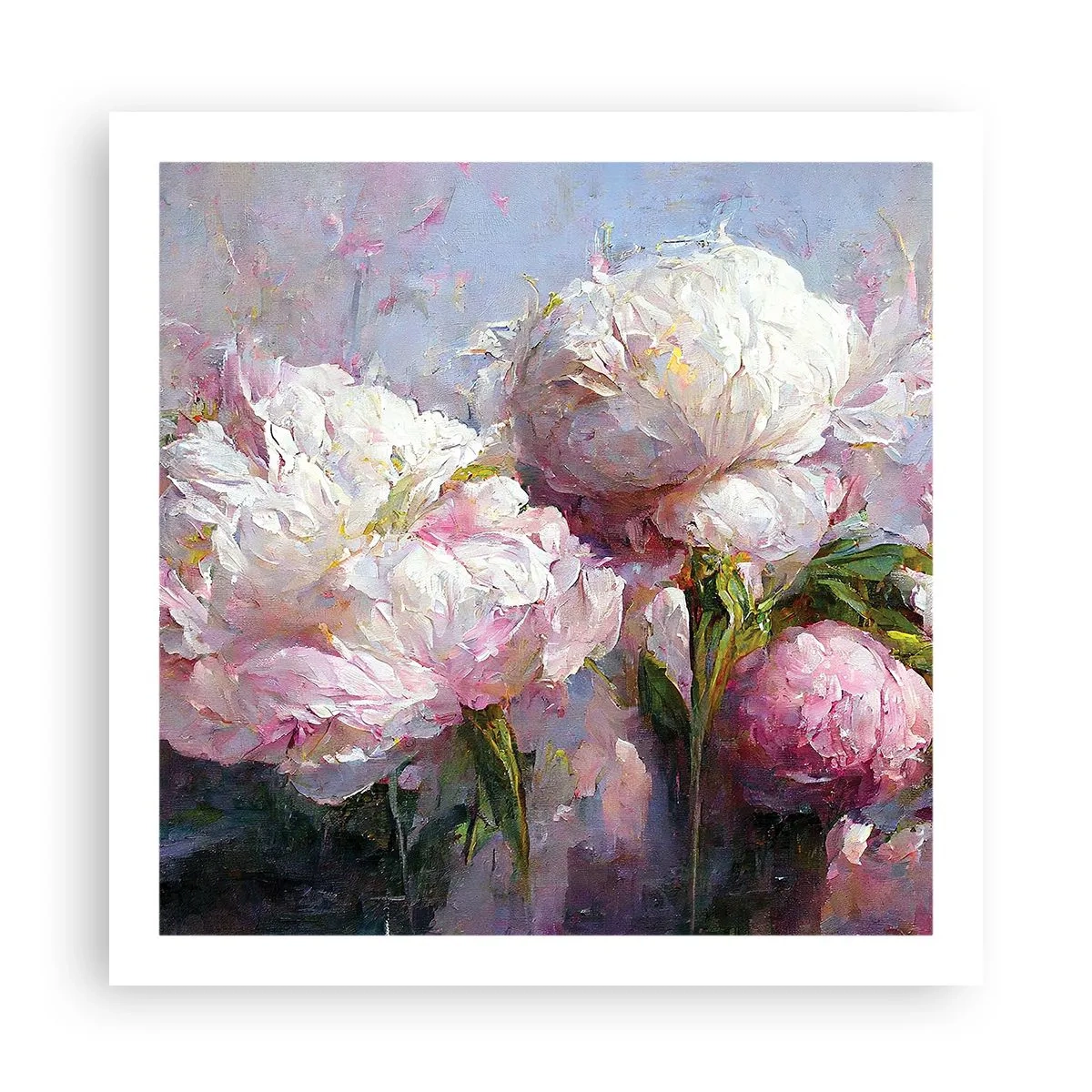 Póster - Un ramo rebosante de vida - 60x60 cm