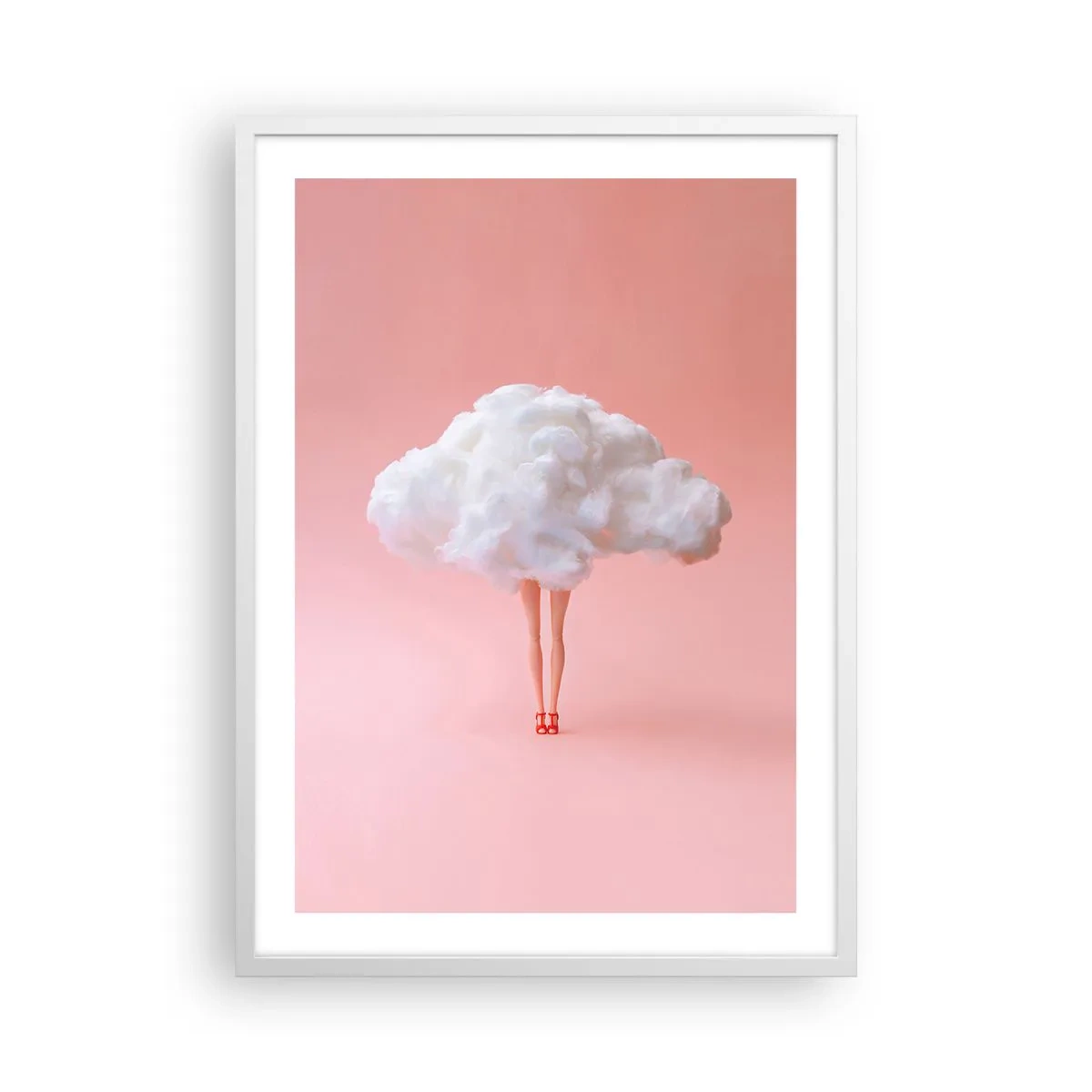 Póster en marco blanco - Dulce promesa - 50x70 cm