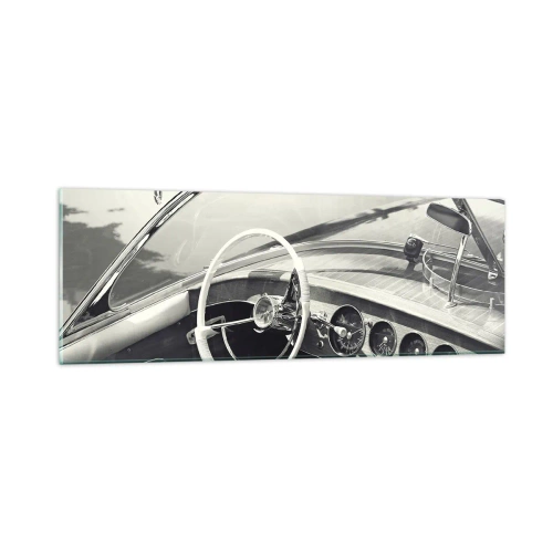 Cuadro sobre vidrio - Impresiones sobre Vidrio - Tiempo para los ricos - 90x30 cm