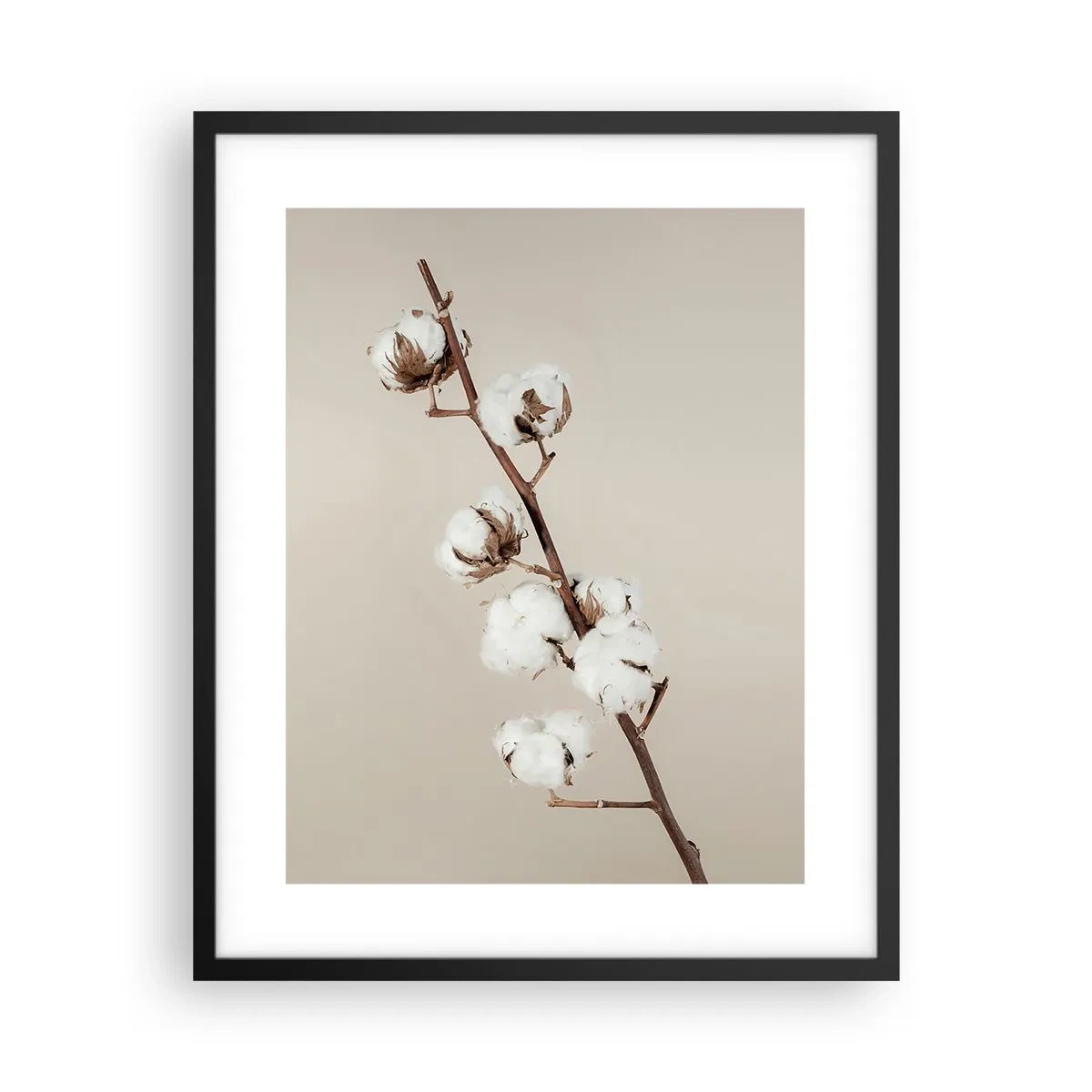 Póster en marco negro - En la fuente de la suavidad - 40x50 cm