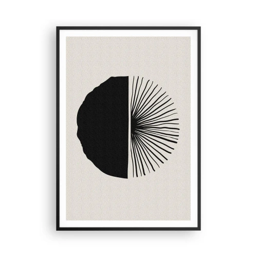 Póster en marco negro - Un abanico de posibilidades - 70x100 cm