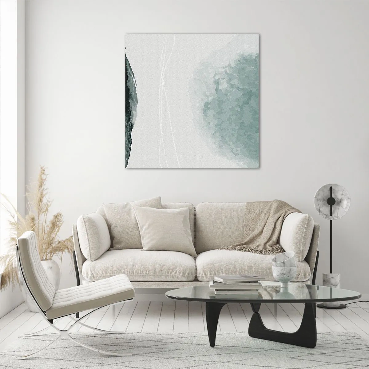 Cuadro sobre vidrio - Impresiones sobre Vidrio - Un encuentro con la niebla - 30x30 cm