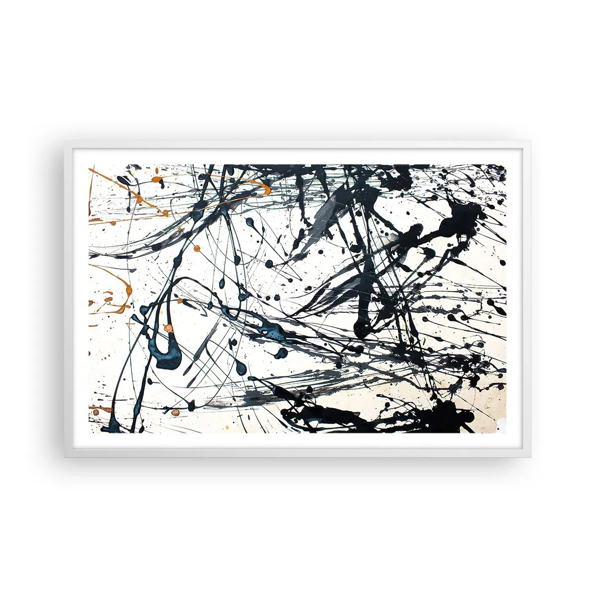 Póster en marco blanco - ¿Con o sin sentido? - 91x61 cm