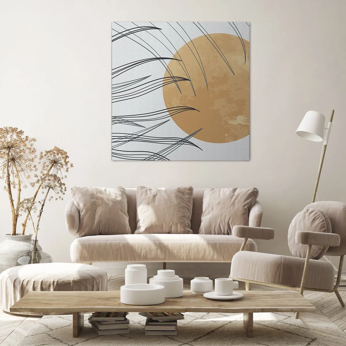 Cuadro sobre lienzo - Impresión de Imagen - Siempre hacia el sol - 60x60 cm