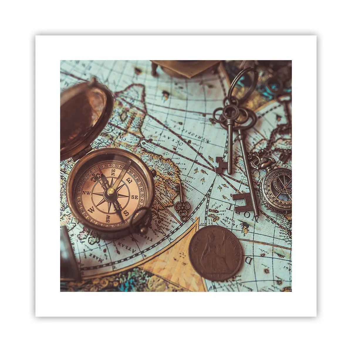 Póster - Para el aventurero - 40x40 cm