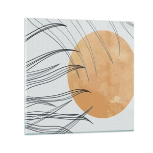 Cuadro sobre vidrio - Impresiones sobre Vidrio - Siempre hacia el sol - 30x30 cm