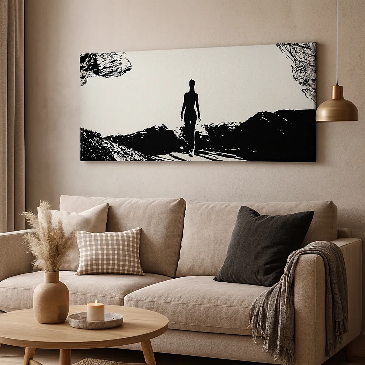 Cuadro sobre lienzo - Impresión de Imagen - Una nueva mirada - 30x30 cm