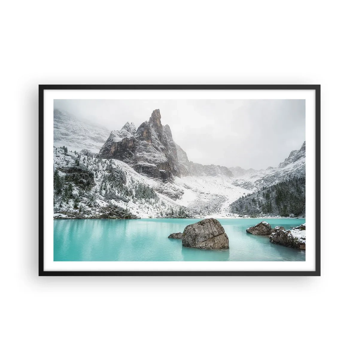 Póster en marco negro - En guardia - 91x61 cm