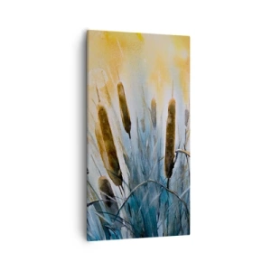 Cuadro sobre lienzo - Impresión de Imagen - El frío del agua, el calor del sol - 55x100 cm