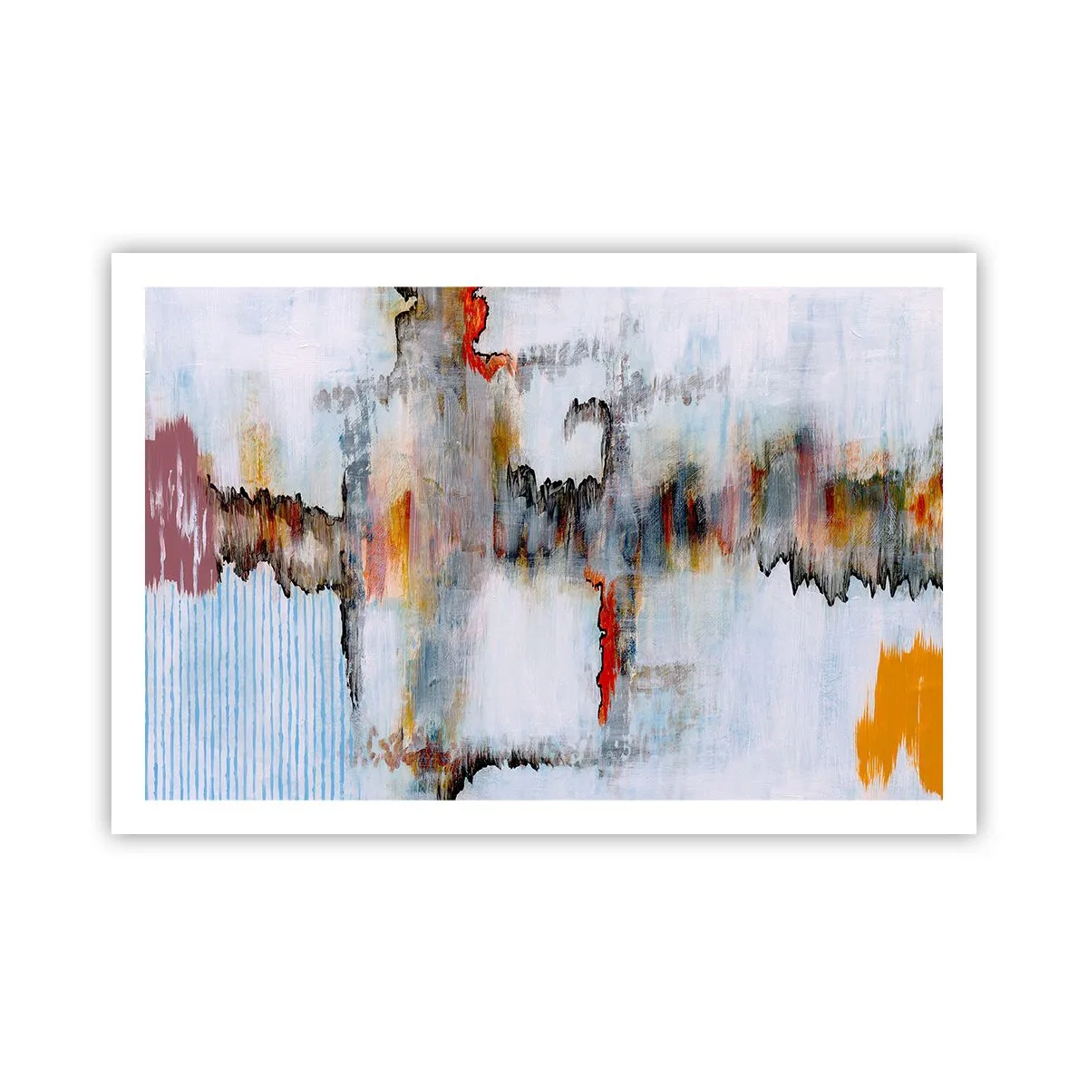 Póster - Abstracto sobre el agua - 91x61 cm
