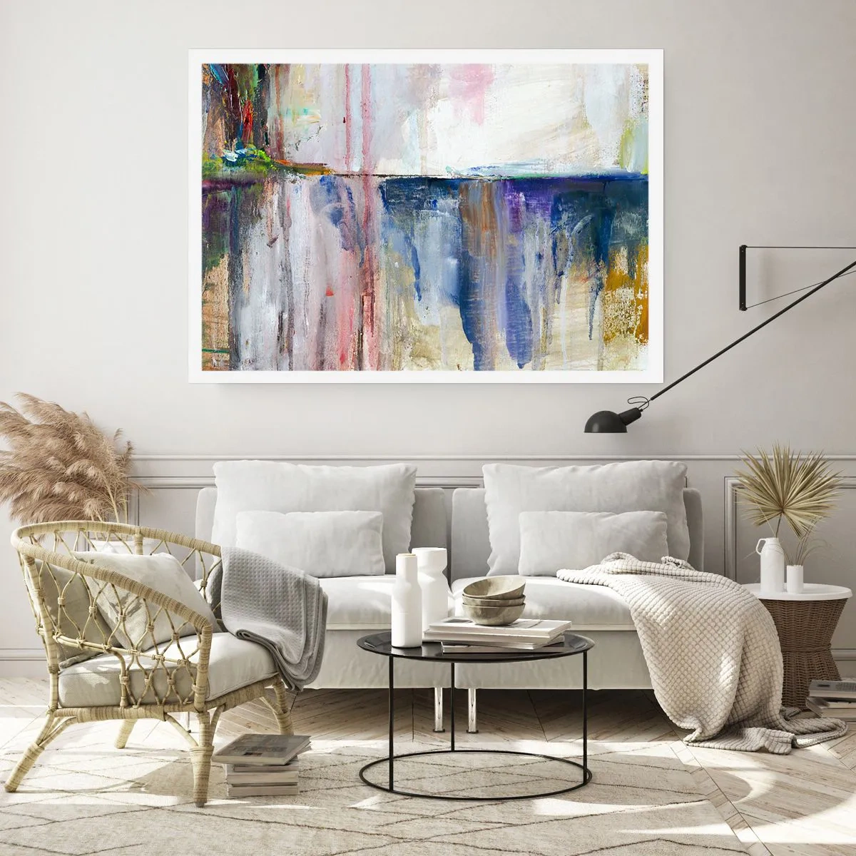 Póster - Impresiones y asociaciones de colores - 50x40 cm