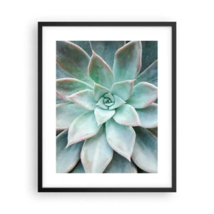 Póster en marco negro - El corazón del desierto - 40x50 cm