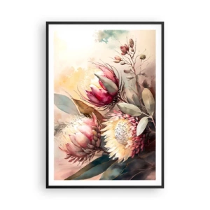 Póster en marco negro - De perfil y de frente - 70x100 cm