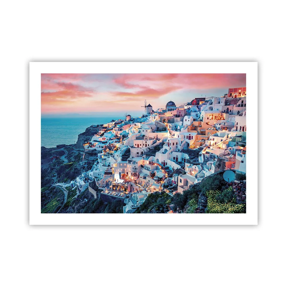 Póster - Vacaciones en Grecia - 70x50 cm