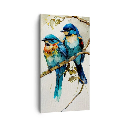 Cuadro sobre lienzo - Impresión de Imagen - ¿Ofendido? - 45x80 cm