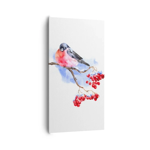 Cuadro sobre lienzo - Impresión de Imagen - Invierno en color - 65x120 cm