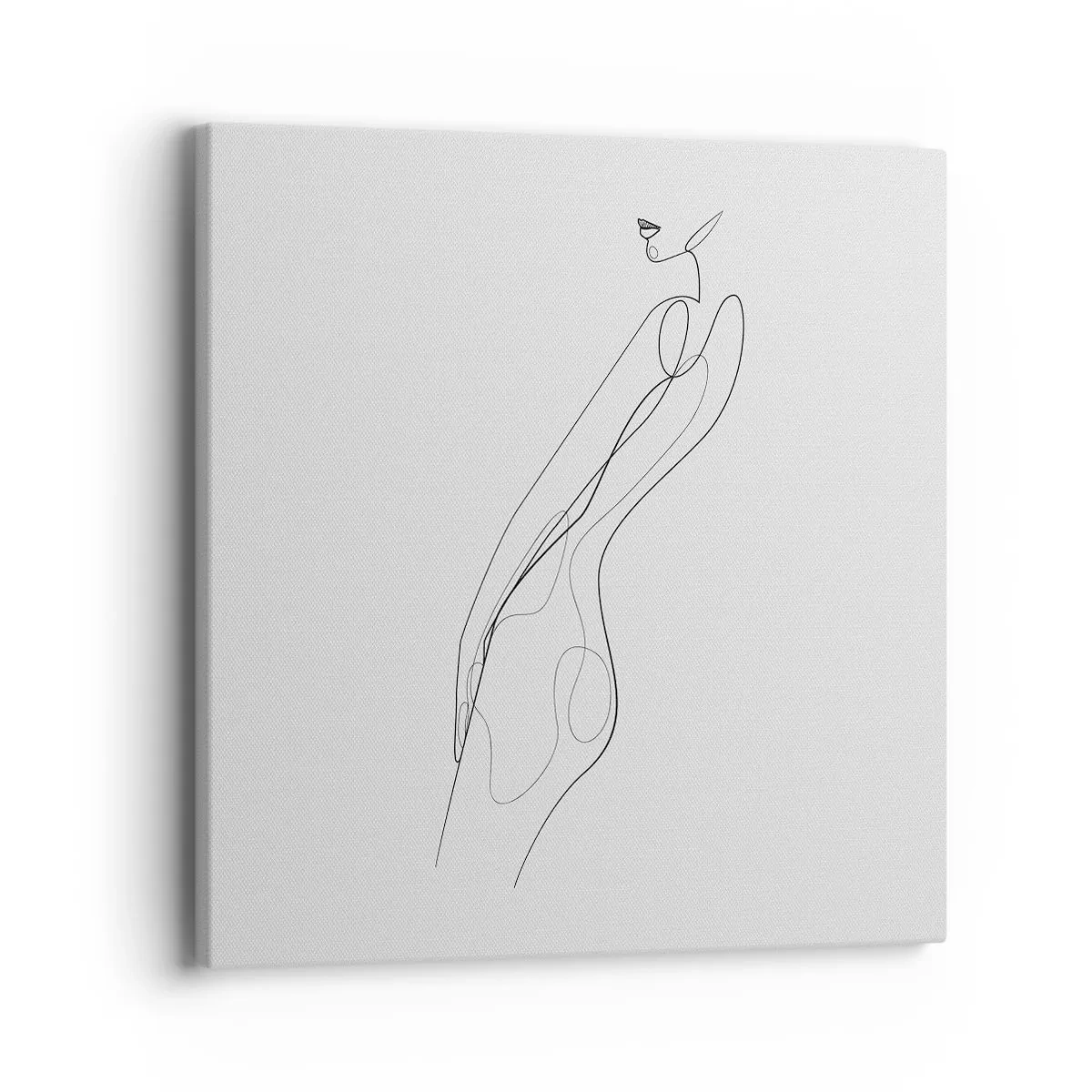 Cuadro sobre lienzo - Impresión de Imagen - Apenas una promesa - 40x40 cm