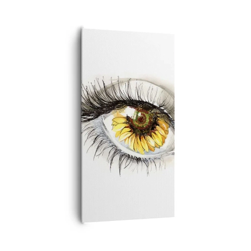 Cuadro sobre lienzo - Impresión de Imagen - Un aspecto tan caluroso como el verano - 65x120 cm