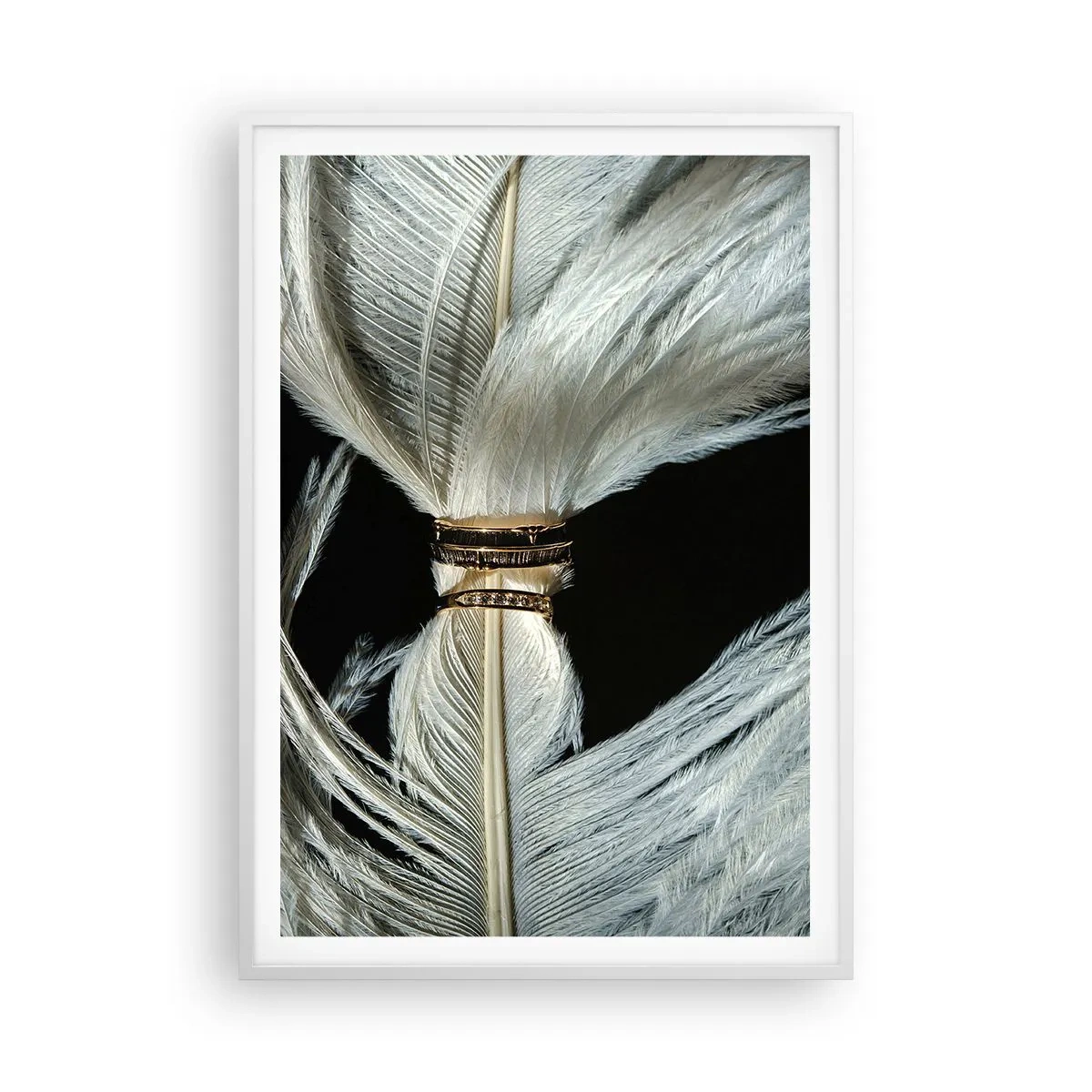 Póster en marco blanco - ...y no te dejaré.... - 70x100 cm