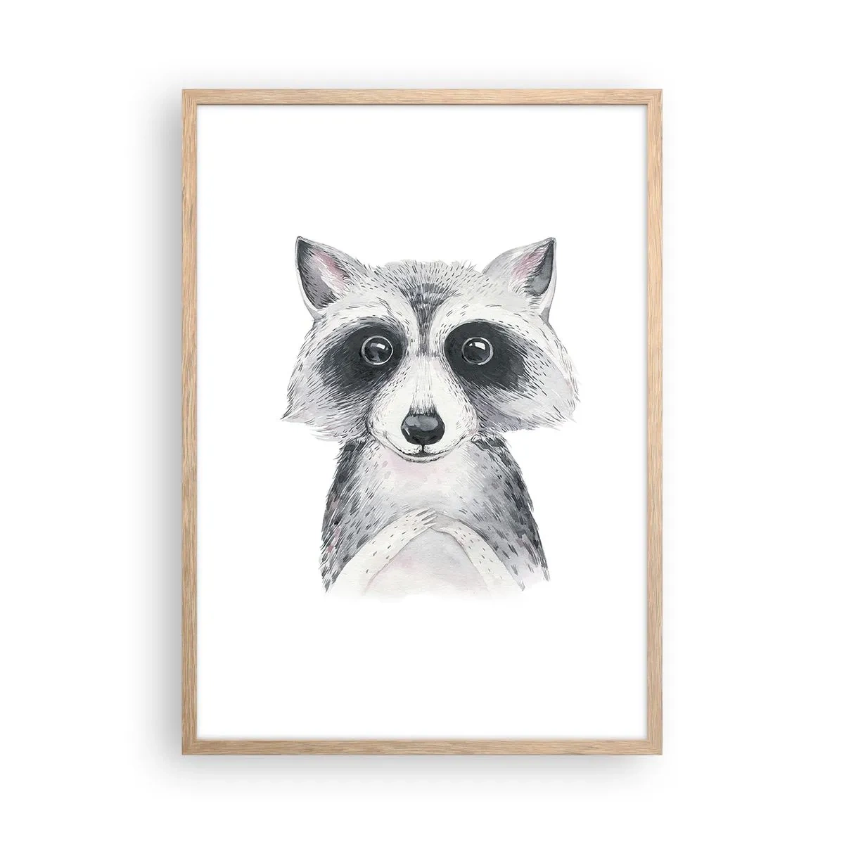 Póster en marco roble claro - Un momento para la emoción - 50x70 cm