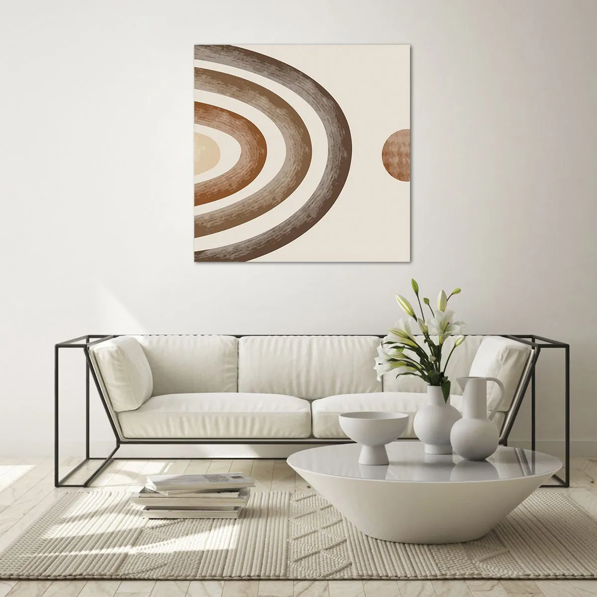 Cuadro sobre vidrio - Impresiones sobre Vidrio - En otro mundo - 30x30 cm