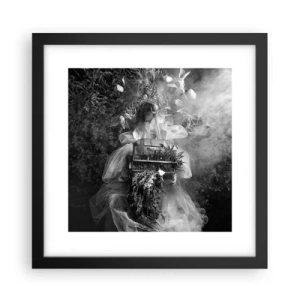 Póster en marco negro - La madre misma - La naturaleza - 30x30 cm