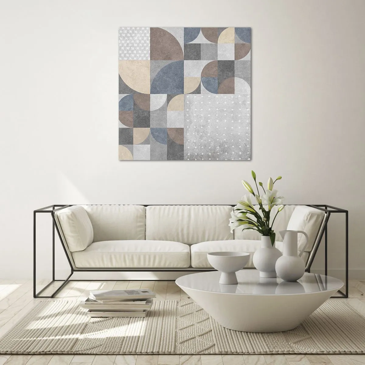 Cuadro sobre vidrio - Impresiones sobre Vidrio - Fantasía cerámica - 60x60 cm