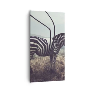 Cuadro sobre lienzo - Impresión de Imagen - Fallo en Matrix - 65x120 cm