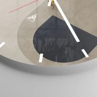 Esfera sin numeración, con rayas