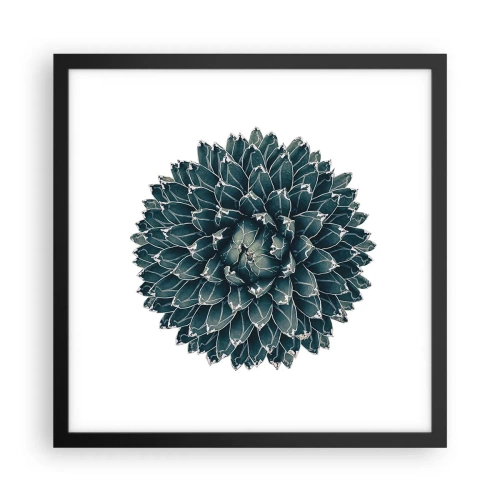 Póster en marco negro - Estrella del desierto - 40x40 cm
