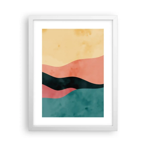 Póster en marco blanco - Discordia compatible - 30x40 cm