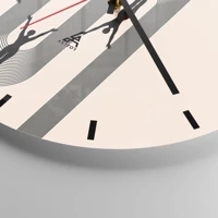 Esfera sin numeración, con rayas