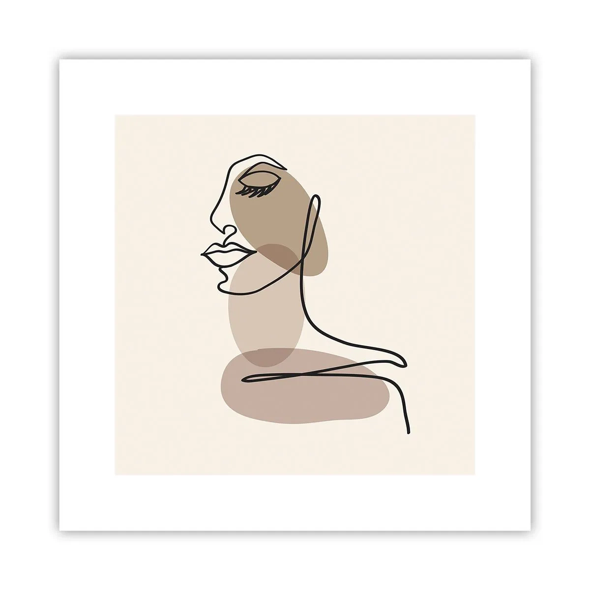 Póster - Escucharse a sí misma - 30x30 cm