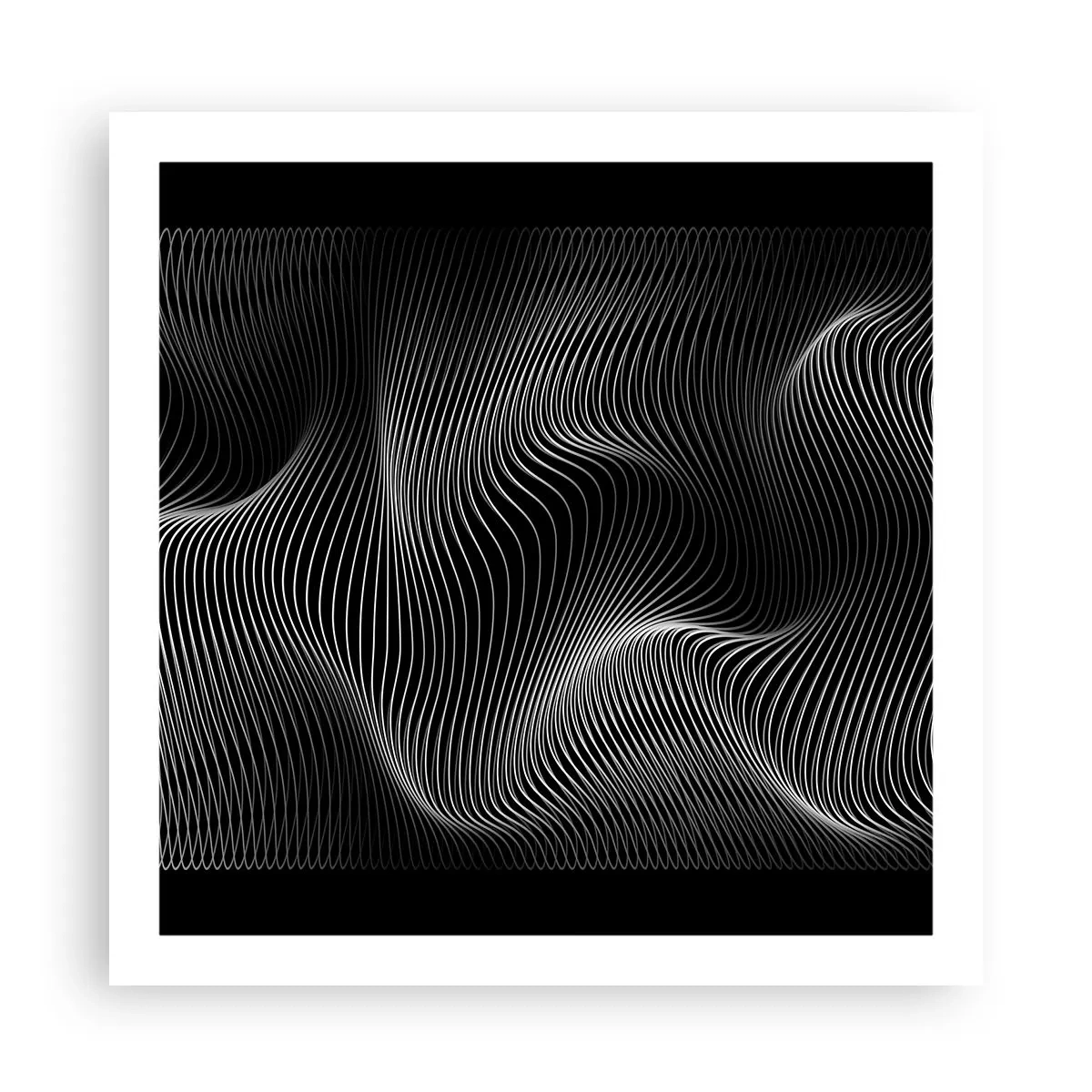 Póster - La danza de la luz en el espacio - 60x60 cm