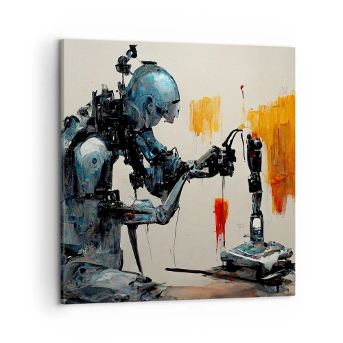 Cuadro sobre lienzo - Impresión de Imagen - Próximamente... - 50x50 cm