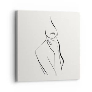 Cuadro sobre lienzo - Impresión de Imagen - Una ola de melancolía - 30x30 cm