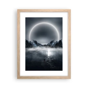 Póster en marco roble claro - El final del cuento - 30x40 cm