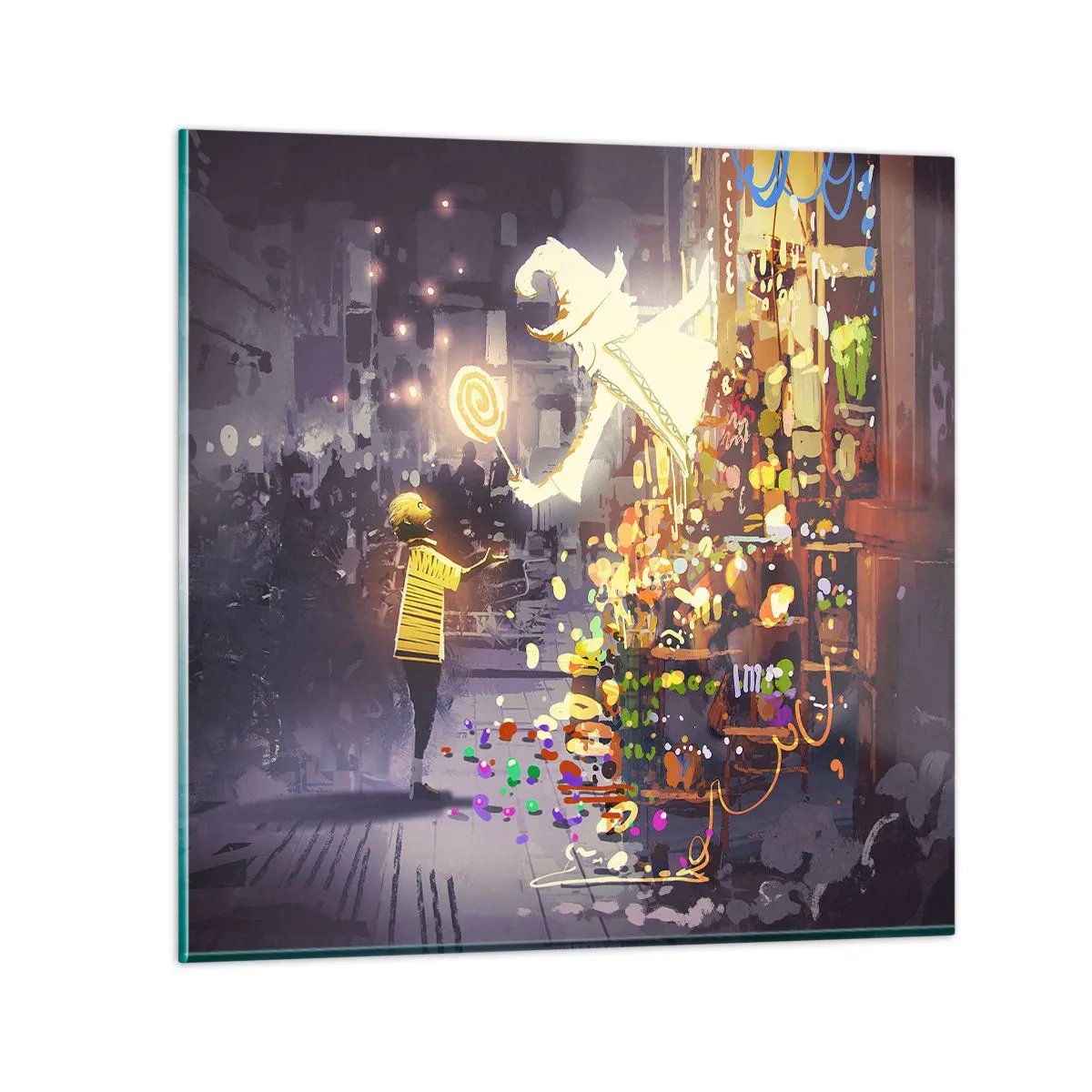 Cuadro sobre vidrio - Impresiones sobre Vidrio - Los hechizos existen - 70x70 cm