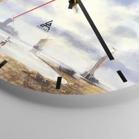 Esfera sin numeración, con rayas